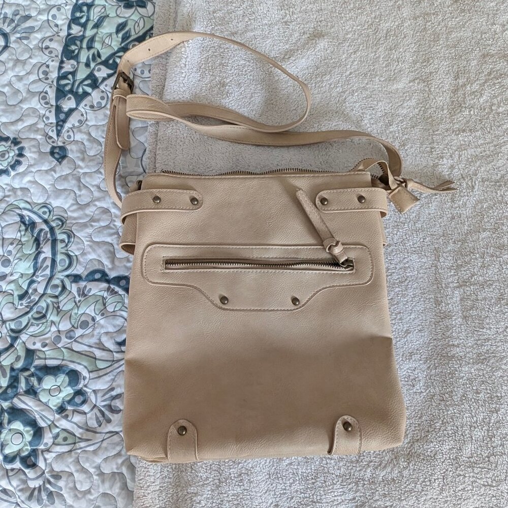 Unknown brand Beige Cross Body Purse